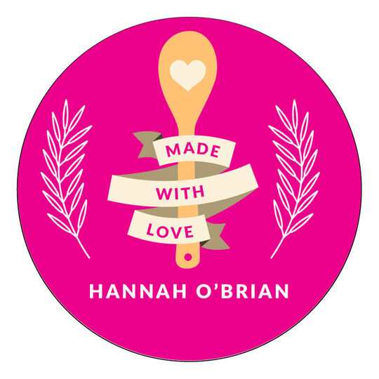 Fresh Baked Round Gift Stickers